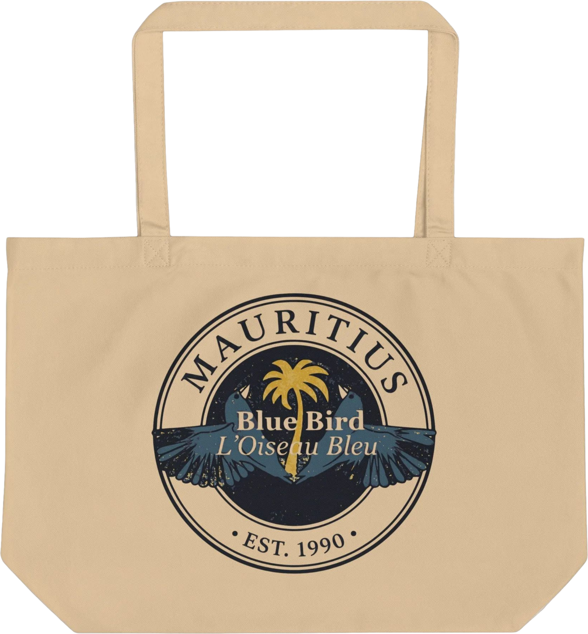 Large organic tote bag